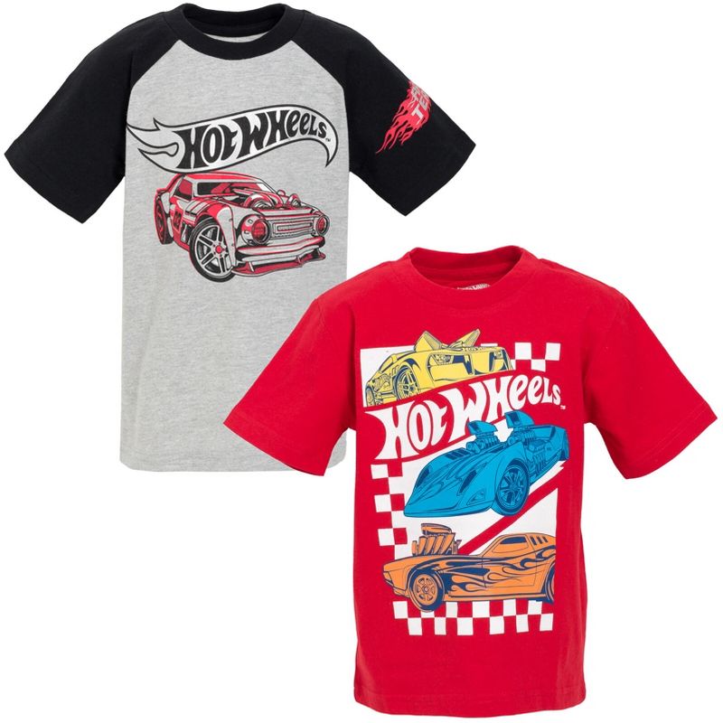 Hot Wheels 2 Pack Graphic T-Shirts Toddler , 1 of 8