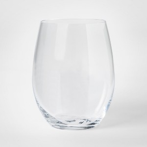 15.1oz 4pk Glass Bellavista Stemless Wine Glasses - Project 62 , Clear