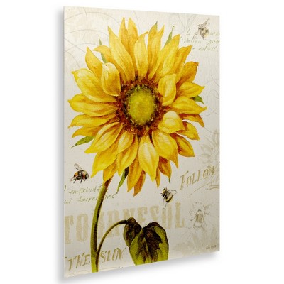 Trademark Fine Art - Lisa Audit 'Under the Sun I' Floating Brushed Aluminum Art