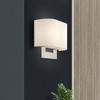 Livex Lighting 2 - Light Wall Light in  Brushed Nickel - 3 of 4