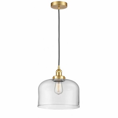 Bell - 1 Light Mini Pendant In Industrial Style-11.75 Inches Tall and 12 Inches Wide