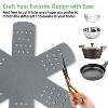 SUGIFT 9-Pack Felt Pot and Pan Protectors – 3 Sizes (14", 16", 18") - 4 of 4