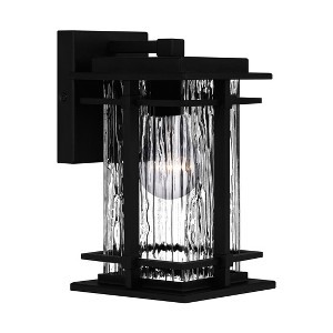 McAlister 1-Light Earth Black Outdoor Wall Lantern - 1 of 4