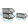 Can Holder 4/6 Pack Stackable Soda Can Organizer for Refrigerator - 2 of 4