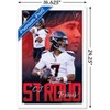 Trends International NFL Houston Texans - C.J. Stroud 24 Framed Wall Poster Prints - 3 of 4