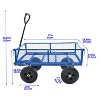 CAVINAS Multi-Functional Tools Cart, All-Terrain Heavy-Duty Wagon Cart with Wheels, Utility Rolling Cart for Garden Camping - 4 of 4