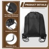 Unique Bargains Fitness Sports Travel Lightweight Drawstring Backpacks 2 Pcs - 3 of 4