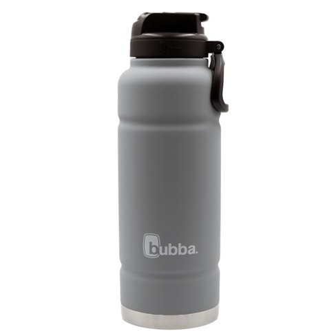 Bubba Stainless Steel Trailblazer Water Bottle with Straw, Rubberized Blue, 40 oz