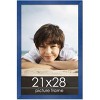 PosterPalooza | Classic Modern Blue Picture Frame - UV Acrylic, Foam Board Backing, Hanging Hardware - 2 of 4