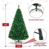 6ft Artificial Christmas Tree Pine Hinged with 1000 Branch Tips and Sturdy Metal Base - 3 of 4