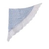 Unique Bargains Floral French Lace Triangle Bandana Blue 1 Pc - 4 of 4