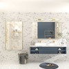 Apmir Rectangular Aluminum Alloy Framed and Tempered Glass Wall Bathroom Vanity Mirror in Matte Black/ Gold/ Silver/ Brown - 3 of 4