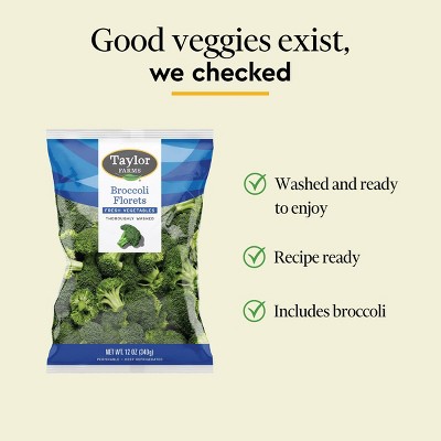 Taylor Farms Broccoli Florets - 12oz