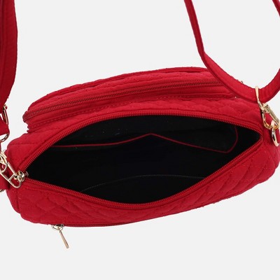 MKF Collection Rosalie Solid Quilted Cotton Women’s Shoulder Bag by Mia K — фото 3