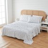 Great Bay Home Coastal Microfiber Wrinkle Resistant Sheet Set - 4 of 4