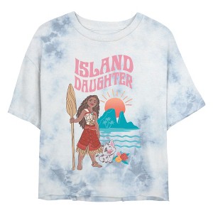 Junior's Moana 2 Island Daughter Moana Crop T-Shirt - 1 of 4