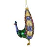 Abbott 5.0 Inch Standing Peacock Ornament Christmas Tree Ornament , Colorful Tail Jewels Glitter (1PC) - 3 of 3