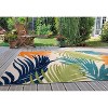 World Rug Gallery Tropical Floral Indoor/Outdoor Area Rug:  Weather-Resistant,  Low Pile,  Machine Made - 2 of 4