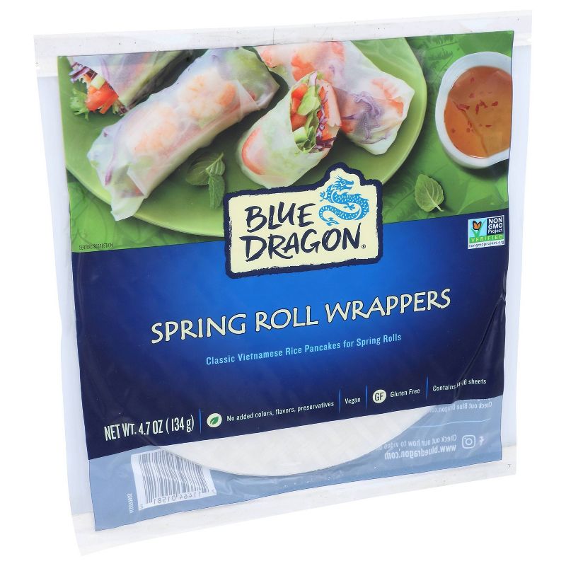 Blue Dragon Vegan Spring Wrappers - 4.7oz/16ct, 3 of 6