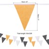 Unique Bargains Birthday Wedding Garden Outdoor Decor Pennant Flags Banner 33ft - 2 of 4