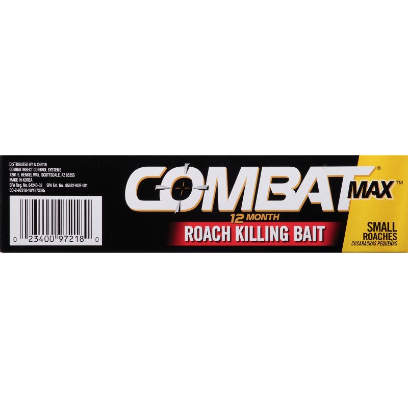 Combat Max 12 Month Roach Killing Bait Small Roach Bait Station - 18ct, 5 of 8