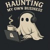 Rerun Island Men Haunting My Own Business Short Sleeve Graphic Cotton T-Shirt - 2 of 4