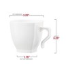 Smarty Had A Party 8 oz. White Square Plastic Coffee Mugs (192 Mugs) - 3 of 4