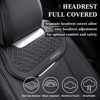 Coverado Car Seat Covers, Luxury Faux Leather Car Seat Protectors, Front and Back Universal Auto Interior Accessories Fit for Most Vehicles - 4 of 4