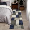 Washable Living Room Rug Modern Geometric Rug - 4 of 4