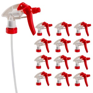 Cornucopia Brands 28-400 Replacement Trigger Sprayer Nozzles 12pk; Heavy Duty Chemical Resistant Replacement Part 16oz / 32oz w/ 10in Dip Tube - 1 of 4
