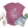 Simply Sage Market Women's You Belong Among The Wildflowers Short Sleeve Garment Dyed Tee - 3 of 4