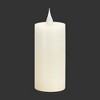 Beige LED Wax Candle 2" x 5" with Realistic Moving Flame for Centerpieces, Lanterns & Shelves by Melrose - 2 of 3
