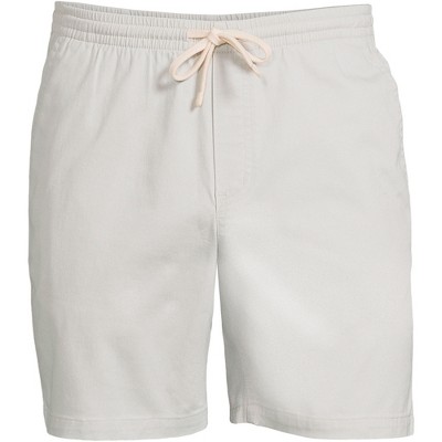 Lands' End Men's 7 Pull On Deck Shorts - Soft Putty