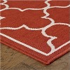 Oriental Weavers Meridian 1295R Red/ Ivory Indoor/Outdoor Area Rug - 5'3" x 7'6" - 2 of 3