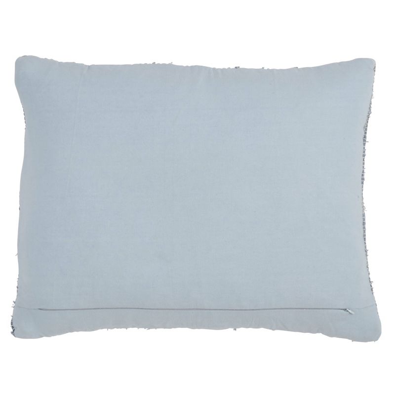Oversize Down Filled Denim Chindi Throw Pillow - Saro Lifestyle, 3 of 7