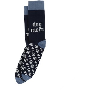 Pavilion Gift Company - Dog Mom - Ladies Crew Socks - Socks - 1 of 4