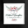 Daughter Greeting Card Sterling Silver Hearts Necklace for Women Ginger Lyne Collection - 3 of 4