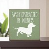 Slickblue Rustic Funny Dachshund Dog Quote Wood Sign, Solid Pine Wall or Shelf Decoration, 7x7 Inches, Multiple Colors - 3 of 3