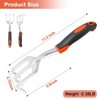 Itopfox Heavy Duty Hand Cultivator Garden Tool with Ergonomic Handle, Small Garden Claw for Weeding, Loosening Soil, and Cultivating - 2 of 4