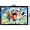 Trends International One Piece: Fishman Island - Crew East Blue Framed Wall Poster Prints - 3 of 4