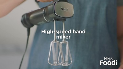 Ninja Foodi Power Mixer System Immersion Blender Hand Mixer Combo with Whisk  and Beaters - CI101