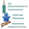 Pursonic Relaxation Gift Bundle: Palm Shaped Massage Glove, Wooden Foot Massager, and Fractionated Coconut Oil - 2 of 3