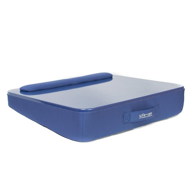 Sofia + Sam All Purpose Lap Desk Bed Table with Memory Foam - Blue, 2 of 6