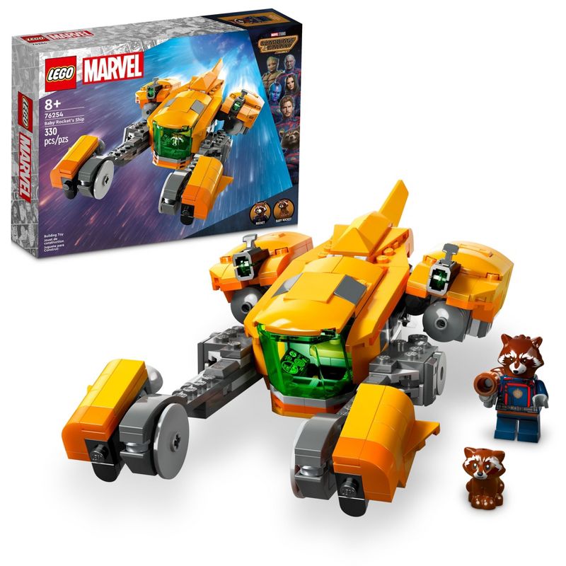 LEGO Marvel Baby Rocket&#39;s Ship 76254 Building Toy Set, 1 of 8