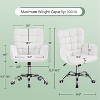 Yaheetech Faux Leather Desk Chair with Padded Armrests - 3 of 4