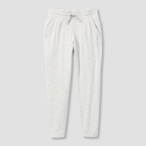 Girls' Cozy Soft Joggers - All In Motion™ Heathered Gray XL