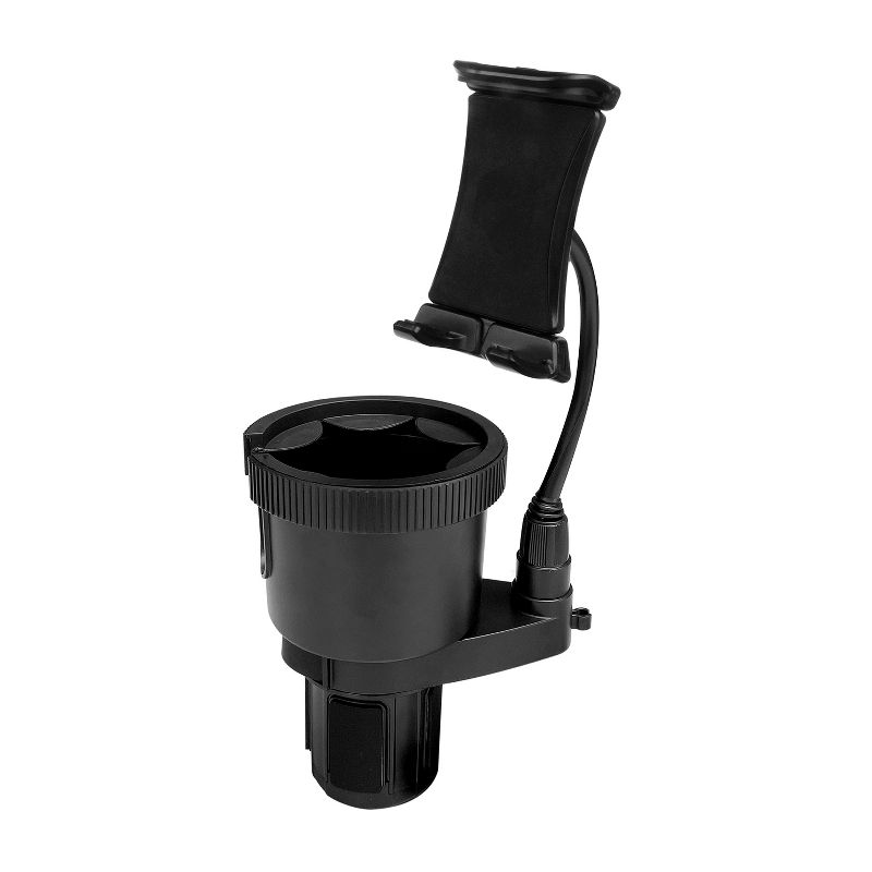 ToughTested® Tough and Thirsty Big Mouth Cupholder Mount with Universal Phone, GPS, and Tablet Grip, 3 of 7