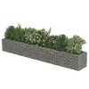 vidaXL Gabion Raised Bed Galvanized Steel 141.7"x19.7"x19.7" - 4 of 4