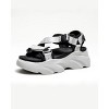 Spruce Fashion Women's Moon Platform Sandals With Sporty Velcro Straps - 2 of 4