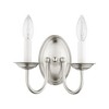Livex Lighting Home Basics 2 - Light Wall Light in  Brushed Nickel - 3 of 4